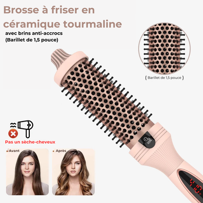 Brosse Thermique 3-en-1 à Ion Négatifs